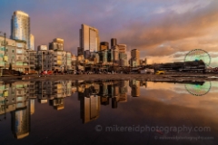 Seattle Pier Skies Reflection.jpg